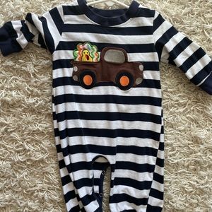 Perfect Fall Appliqué Outfit with Truck and Turkey